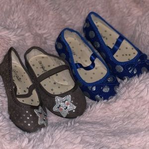 Lot of 2 EUC Cat & Jack Slip On Shoes